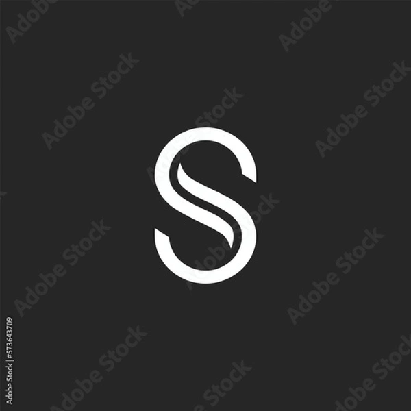 Obraz creative SS logo designs