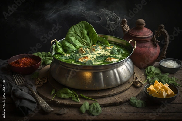 Obraz Delicious palak paneer