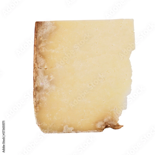 Fototapeta Cantal French cheese. Isolated on transparent background. Precision cut and flawless finish make it easy to incorporate the image into your projects.