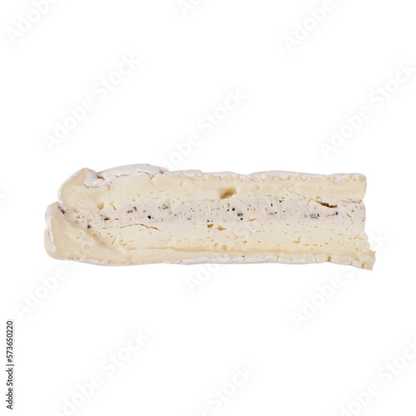 Fototapeta Truffle cheese. Isolated on transparent background. Precision cut and flawless finish make it easy to incorporate the image into your projects.