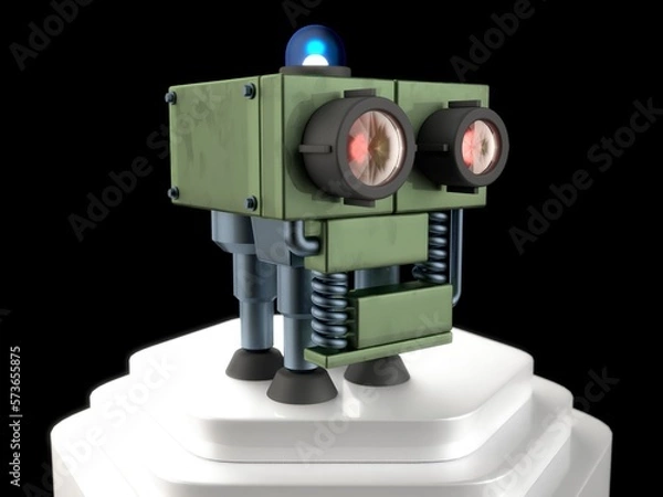Fototapeta Surveillance robot
