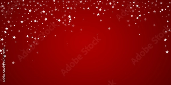 Obraz Beautiful snowfall christmas background. Subtle