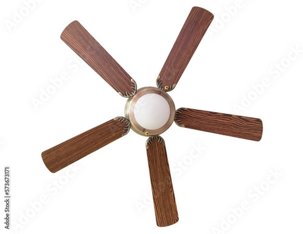 Obraz ceiling fan isolated with clipping path