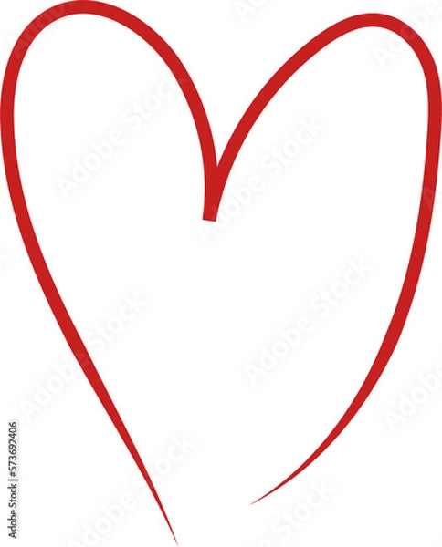 Obraz heart design illustration isolated on transparent background