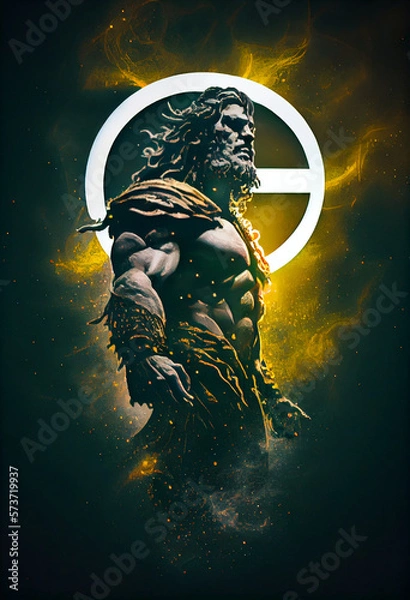 Fototapeta Green and Gold Zeus