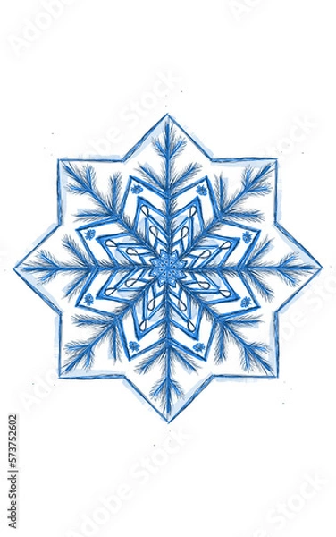 Fototapeta snowflake