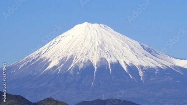 Fototapeta 富士山のアップ