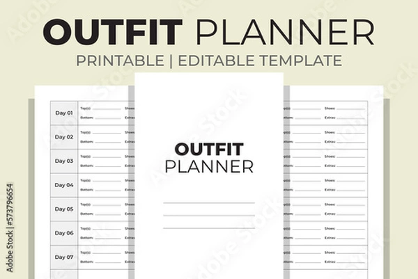 Fototapeta Outfit Planner