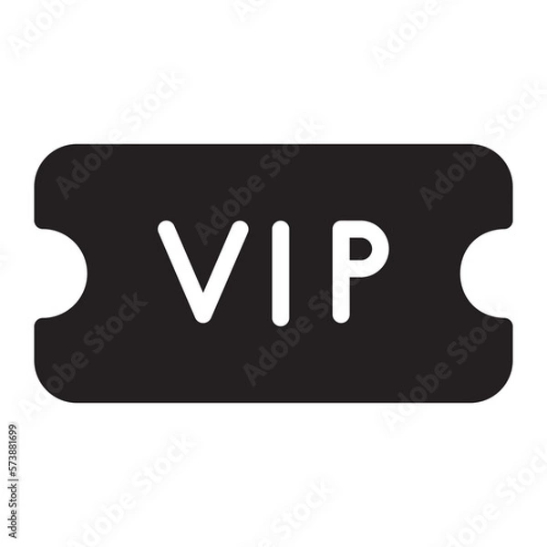 Fototapeta vip glyph icon