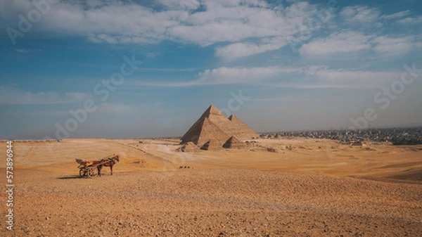 Fototapeta Giza Pyramids Complex Egypt Cairo