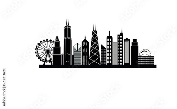 Obraz  Chicago city skyline