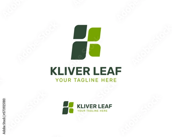 Obraz Leafy K Logo Design 4