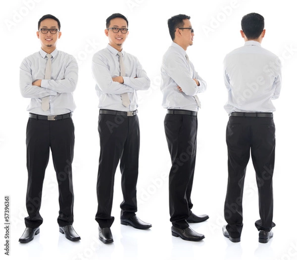 Obraz Asian male in different angle