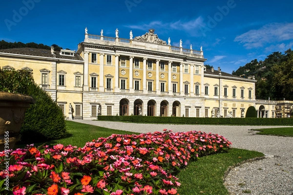Fototapeta COMO: Villa Olmo na wiosnę