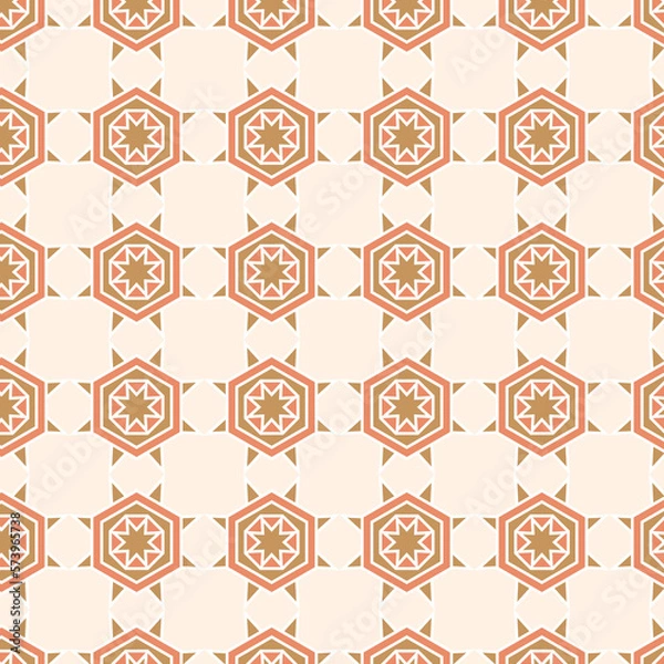 Obraz Traditional Japanese Kikko Pattern Abstract Background
