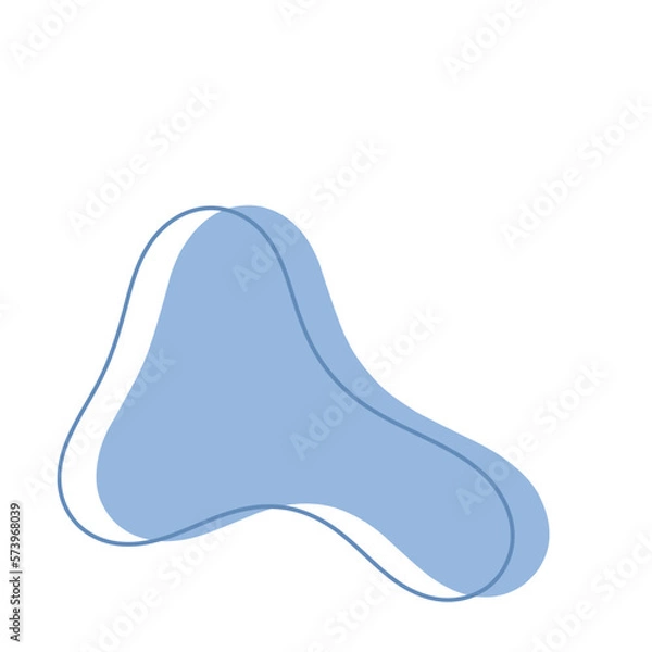 Fototapeta Aesthetic Blob with line art. Blob clipart. Blob png. Abstract shapes. Irregular shapes. Liquid clipart. 