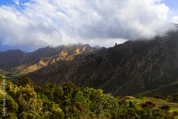 Obraz Bergfront Teneriffa