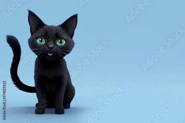 Fototapeta Bombay cat portrait, Generative AI illustration