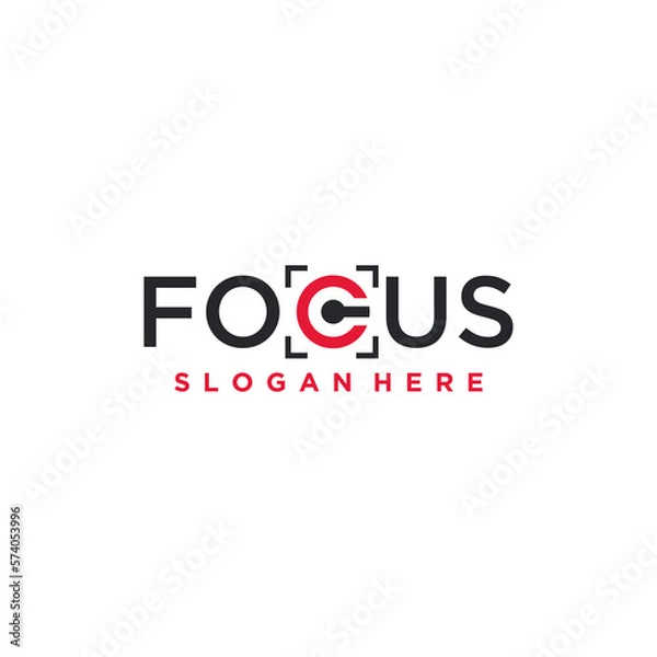 Fototapeta Focus Logo Design Vector