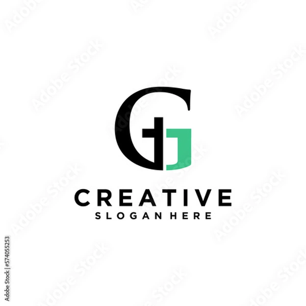 Obraz Letter G Chruch Logo Design Vector
