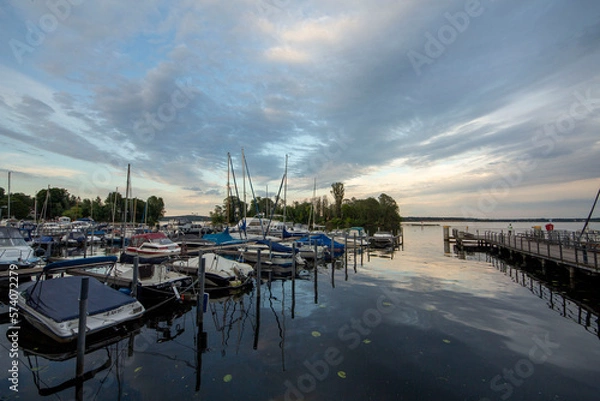 Fototapeta marina at sunset