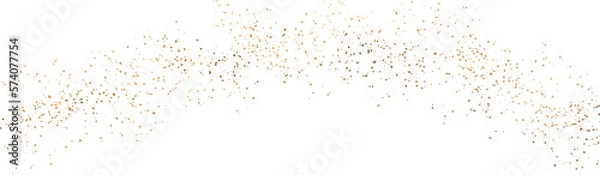 Fototapeta gold sparkle splatter border