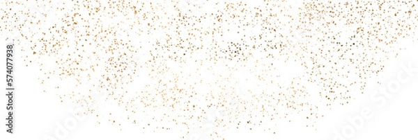 Obraz gold sparkle splatter border