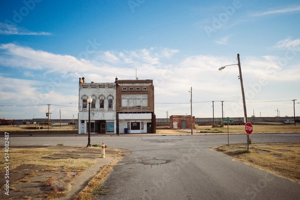 Fototapeta Empty Town