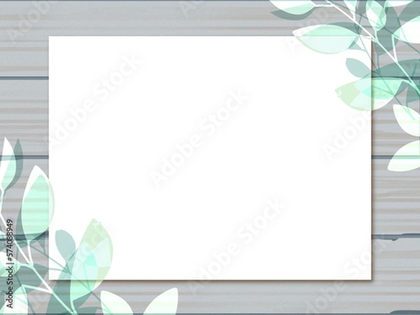 Fototapeta ボタニカルなフレーム3