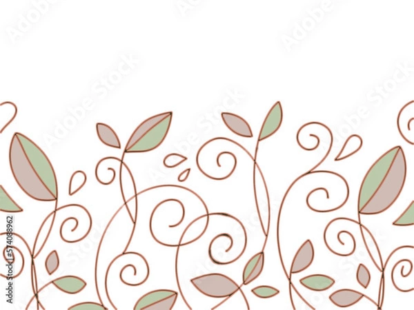 Fototapeta ボタニカルな壁紙3