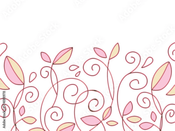 Fototapeta ボタニカルな壁紙1