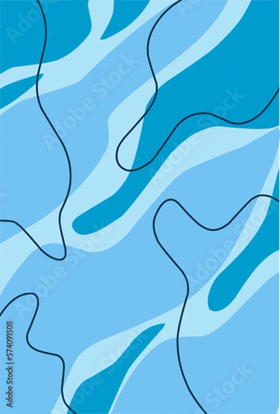 Fototapeta abstract liquid background. Creative illustration for backgrounds, posters, pamphlets, cards and design materials