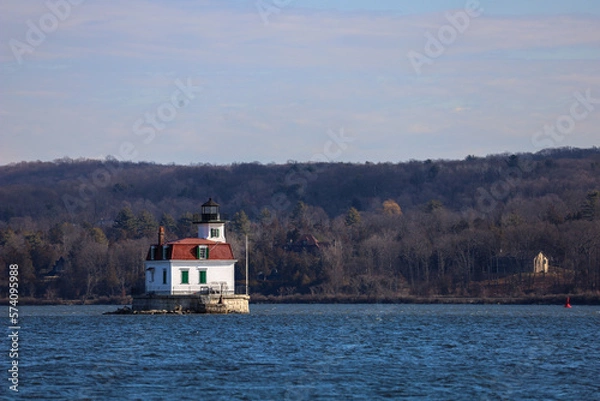 Obraz  Esopus Lighthouse on the Hudson River