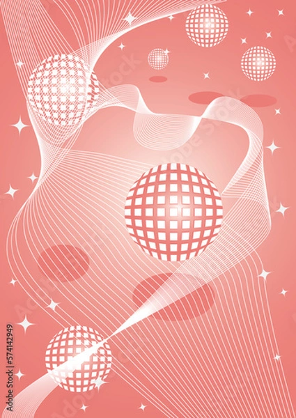 Obraz sphere pink backgrounds