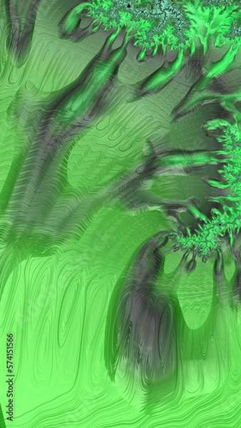 Obraz Artistic and imaginative digitally designed abstract 3D fractal background