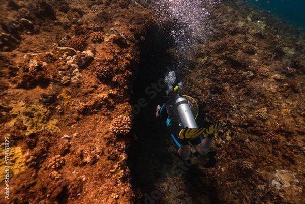 Obraz Diving into the Abyss