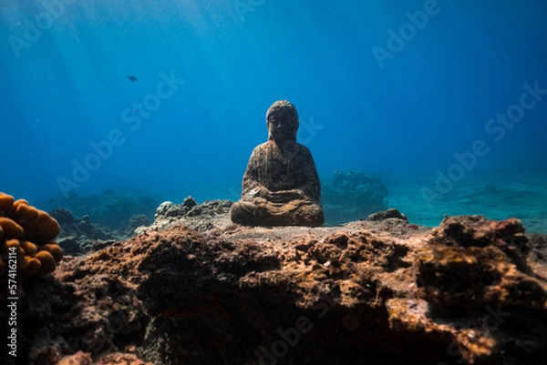 Obraz Underwater Buddha Meditating