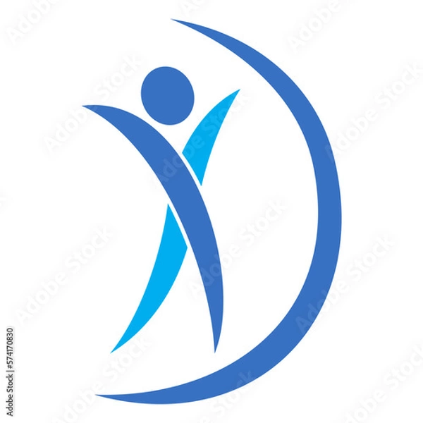 Obraz Blue School Logo