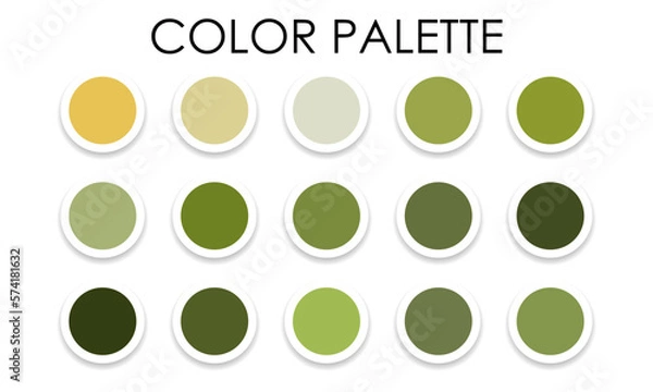 Fototapeta Large color palette. Color samples. Vector illustration