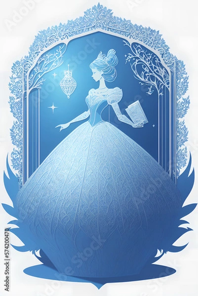 Fototapeta cinderella.generative AI