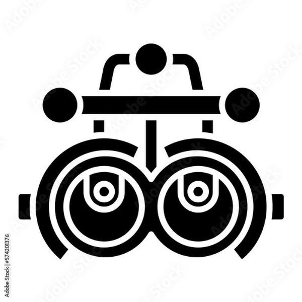 Obraz Phoropter Glyph Icon