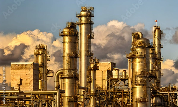 Fototapeta Acid gas removal units using computer generation