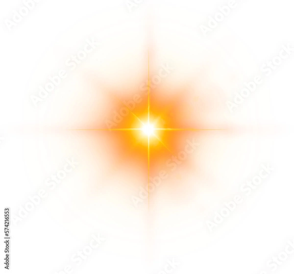 Obraz special orange starlight