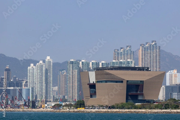 Fototapeta 2023 Feb 22,Hong Kong.The Hong Kong Palace Museum is a public museum in the West Kowloon Cultural District, Hong Kong.