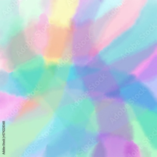 Obraz Square background water color art for instagram 