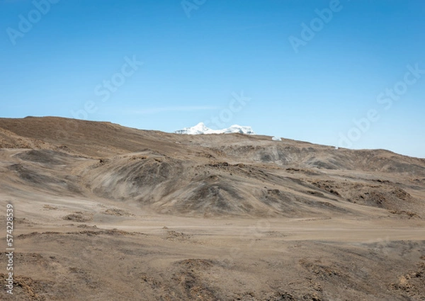 Fototapeta A Sign of Climate Change with Melting Glaciers