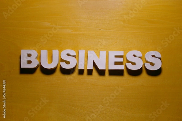Fototapeta business　立体文字