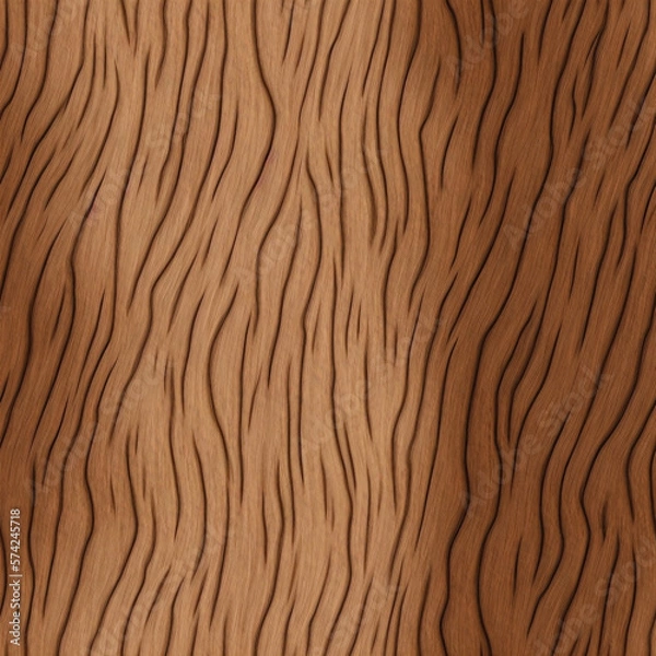 Obraz Seamless tree texture generated in the AI