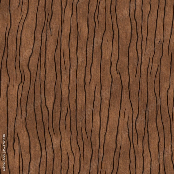 Obraz Seamless tree texture generated in the AI