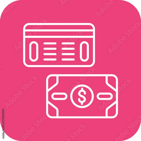 Fototapeta Accounting Methods Icon